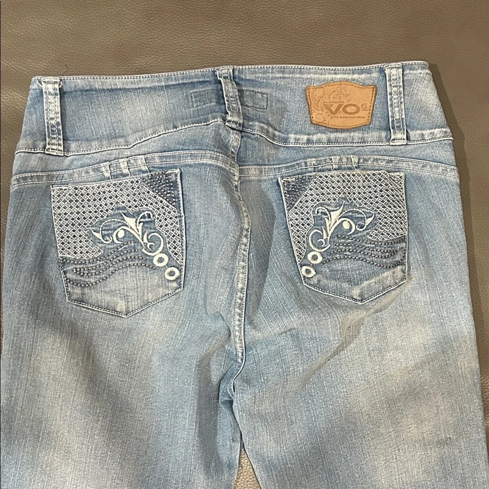 Alberto VO5 Faded Blue Denim Jeans Y2K size 14 - Picture 8 of 11